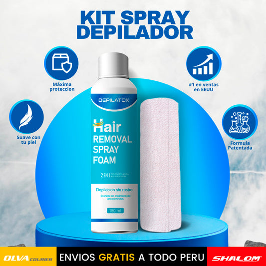 SPRAY DEPILATOX + TOALLA L3